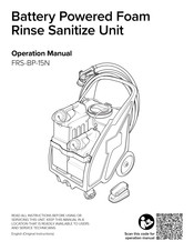 Foamit FRS-BP-15N Operation Manual