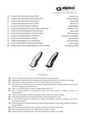 Alpina SF-5032 Instructions For Use Manual