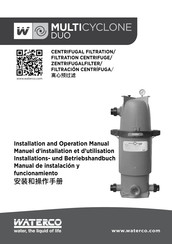 Waterco MULTICYCLONE DUO 200 Installation And Operation Manual