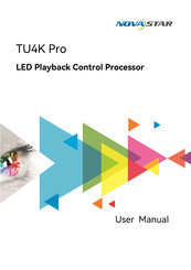 NovaStar TU4K Pro User Manual