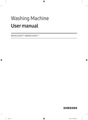 Samsung WA80CG4546 Series User Manual