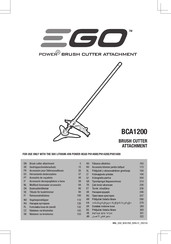 Ego Power+ BCA1200 Manual