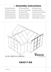 Vitavia VA0017-DS Assembly Instructions Manual