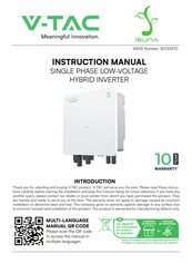 V-TAC Isuna 6000S Instruction Manual