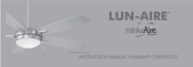 Minka-Aire LUN-AIRE F534L-CL Instruction Manual