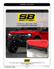Smittybilt SB61669W Installation Instructions Manual