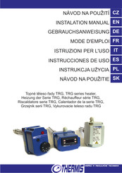 Thermis TRG Series Installation Manual