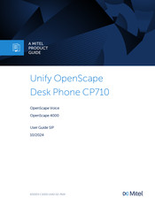 Mitel Unify OpenScape CP710 Product Manual