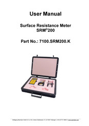 Wolfgang Warmbier SRM 200 User Manual