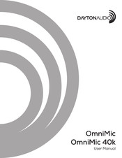 DaytonAudio OmniMic 40k User Manual