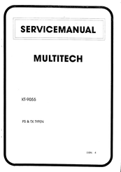 Multitech KT-9055 Service Manual