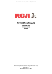 Rca RFR836 Instruction Manual