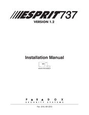Paradox ESPRIT 737 Installation Manual