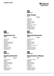 Hotpoint Ariston FK 892EJ P 0 X/HA Operating Instructions Manual