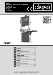 Scheppach 59015059969 Translation Of Original Instruction Manual