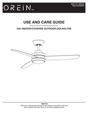 Orien 1011 949 220 Use And Care Manual
