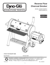 Dyna-Glo Signature DGSS1035RFO-D Manual