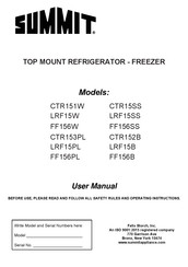 Summit FF156B User Manual