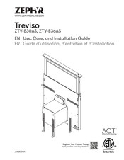 Zephyr Treviso ZTV-E30AS Use, Care And Installation Manual