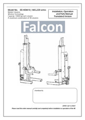 APlusLift Falcon MCL220 Series Installation, Operation, And Parts Manual