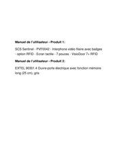 SCS Sentinel VisiDoor 7+ RFID Installation And User Manual