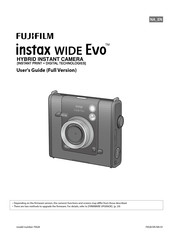 FujiFilm instax wide Evo FI028 User Manual