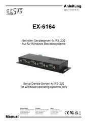 Exsys EX-6164 Manual