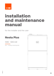 AIC Nesta Plus 1260 Installation And Maintenance Manual