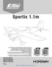 Horizon Hobby E-flite Sportix 1.1m Instruction Manual