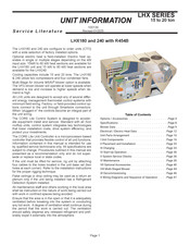 Lennox LHX240 Unit Information