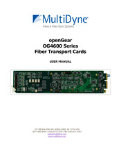 MultiDyne openGear OG4602 User Manual