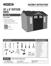 Lifetime 60243 Assembly Instructions Manual