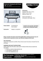 Bergstrom L780 Manual