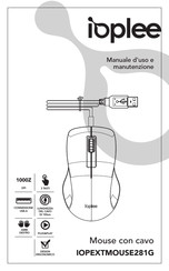 Ioplee IOPEXTMOUSE281G Use And Maintenance Manual