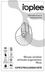 Ioplee IOPEXTMOUSEB561BTR Use And Maintenance Manual