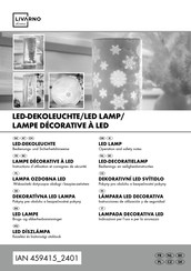 LIVARNO 459415 2401 Operation And Safety Notes