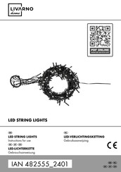 LIVARNO 482555 2401 Instructions For Use Manual