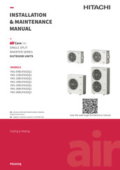 Hitachi airCore PAS-48BUFASDQ1 Installation & Maintenance Manual