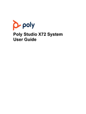 Poly Studio X72 User Manual
