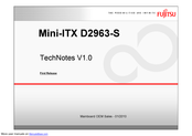 Fujitsu D2963-S Technotes