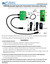 KTI KWR-006 Instruction Manual