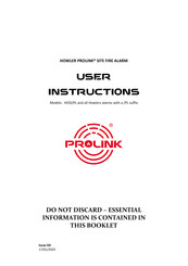 PROLiNK HOIS/PL User Instructions