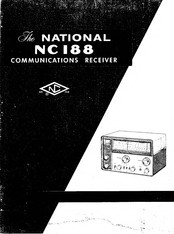 National NC 188 Quick Start Manual