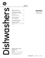 GE PDW1800N00II Owner's Manual