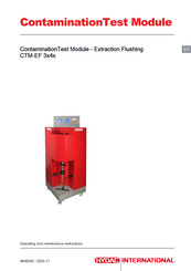 Hydac CTM-EF-1400-Z-Z-Z/-Q5 Operating And Maintenance Instructions Manual
