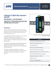 RLH Industries FBX-420-INPUT-1 User Manual