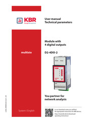 KBR multisio D2-4DO-2 User Manual Technical Parameters