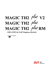 AVT MAGIC TH2 plus Hardware Manual