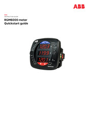 ABB RGM6000 Quick Start Manual