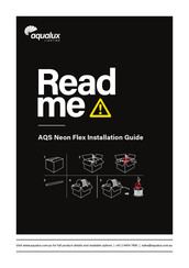 AQUALUX AQS Neon Flex Series Installation Manual